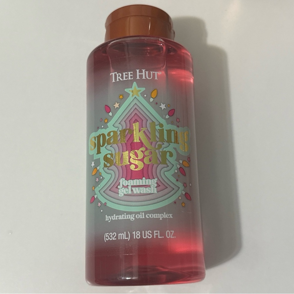 Sparkling Sugar Foaming Gel Wash - tree hut - new